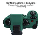 Litchi Texture Soft Silicone Protective Case, For Panasonic LUMIX DC-S5 II / DC-S5M2GK