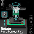 2UUL DA07 Mini Heating Press Station, EU Plug, US Plug