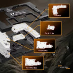 4 in 1 Mega-Idea Motherboard Layered Test Fixture for iPhone 17 Series