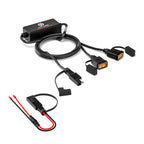 WUPP CS-1186A1 Motorcycle SAE Dual USB Fast Charging Charger, CS-1186A1