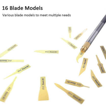 Qianli 011 16 in 1 Multi-Function Glue Removal Knife Set