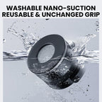 A9 Pro Foldable Clamp-type Nano Vacuum Magnetic 360-degree Rotation Car Phone Holder, A9 Pro (Black), A9 Pro (White)