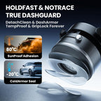 A9 Pro Foldable Clamp-type Nano Vacuum Magnetic 360-degree Rotation Car Phone Holder, A9 Pro (Black), A9 Pro (White)