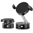A9 Foldable Clamp-type Vacuum Magnetic 360-degree Rotation Car Phone Holder, A9 (Black), A9 (White)