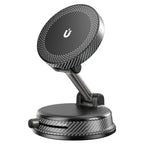 A14 Foldable Vacuum Strong Magnetic Car Wireless Charger Phone Holder, A14 (Black), A14 (Orange)