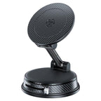 A15 Foldable Vacuum Magnetic Aromatherapy Car  Phone Holder, A15 (Black), A15 (Orange)