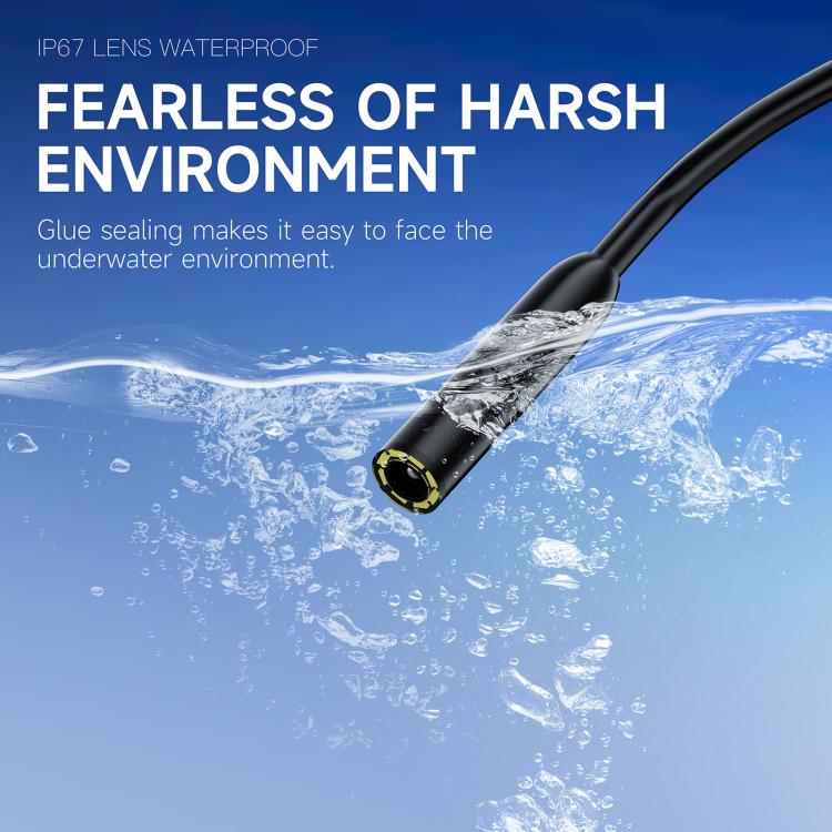 P240 2 inch HD Screen Industrial Endoscope, 8mm Single Lens / 2m, 8mm Single Lens / 5m, 8mm Single Lens / 10m, 8mm Single Lens / 15m, 8mm Single Lens / 20m