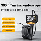 P330 4.3 inch HD Screen 360 Degrees Rotating Industrial Endoscope, Single Lens 8mm / 1m Snake Tube, Single Lens 6mm / 1m Snake Tube, Single Lens 6mm / 1.5m Snake Tube