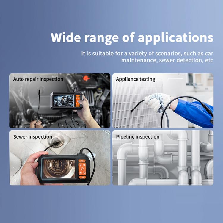 P410 HD 4.3 inch Screen Industrial Endoscope, 8mm Single Lens / 2m, 8mm Single Lens / 5m, 8mm Single Lens / 10m