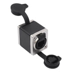 KNZ63YS RJ45 Network Cable Female to Female Short Adapter with Locking Function, KNZ63YS