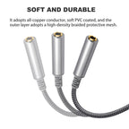 6.35mm 1/4 inch TRS Male to Female Stereo Extension Cable, 2m, 3m, 4.5m, 6m