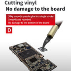 JTX DP-4 4 in 1 Hand Grinding Multifunctional Motherboard CPU IC Glue Removal Blades, JTX DP-4