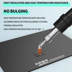 JTX TP-5 5mm Antistatic Anti-Slip Extra Thick Insulated Repair Black Silicone Pad, JTX TP-5
