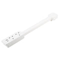 UK Plug Square Power Outlet Extender Power Socket Extension Tool With USB / Type-C Fast Charging, 3 AC + USB, UK Plug
