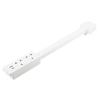 UK Plug Square Power Outlet Extender Power Socket Extension Tool With USB / Type-C Fast Charging, 3 AC + USB, UK Plug