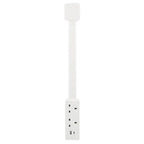 UK Plug Square Power Outlet Extender Power Socket Extension Tool With USB / Type-C Fast Charging, 3 AC + USB, UK Plug