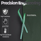 JTX  Fine Polishing Titanium Alloy High Precision Tweezers, Air-1, Air-2