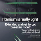 JTX  Fine Polishing Titanium Alloy High Precision Tweezers, Air-1, Air-2