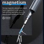 JTX JT-87 Anti-Slip Super Hard S2 Steel Precision 2D Screwdriver, Y 0.6, T2, 1.5, 0.8, 2.5, 5 in 1 Set