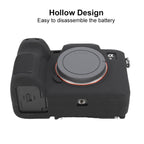 Litchi Texture Soft Silicone Protective Case, For Sony Alpha 7 V / ILCE-7M5