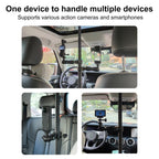 In-Car Camera Adjustable Mount Support Pole Extension Rod, 52-81.5cm Basic, 70-121cm Extended, Basic 4 in 1 Set with Crab Clip, Extend 4 in 1 Set with Crab Clip, Basic 5 in 1 Set with Clip Pocket Frame, Extend 5 in 1 Set with Clip Pocket Frame         ...