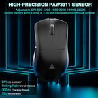 SOLAKAKA SM805 24000DPI 2.4GHz + BT + Wired Tri-mode Wireless Mouse, SM805