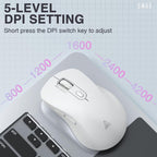 SOLAKAKA SM66 4200DPI 2.4GHz + BT Dual-mode Wireless Mouse, SM66