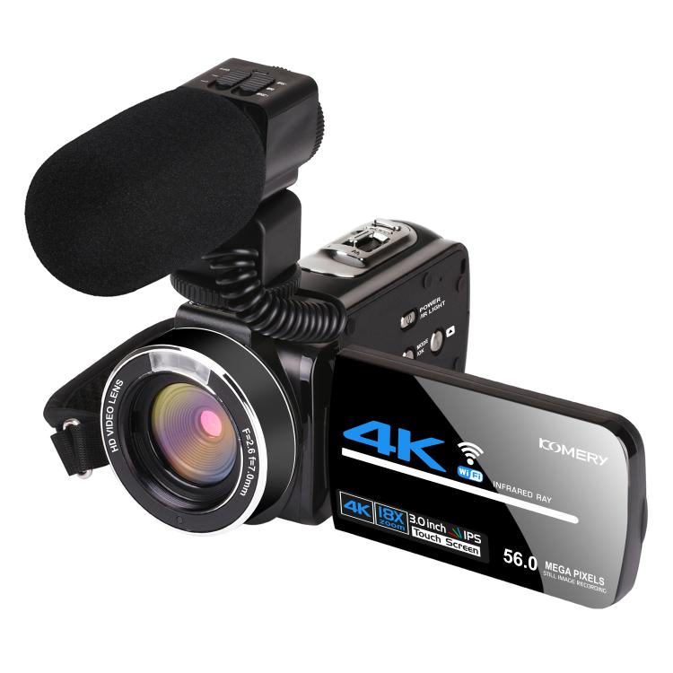 4K Digital Video Camera | 5600PX Zoom & Microphone