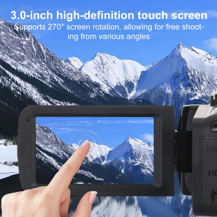 4K Digital Video Camera | 5600PX Zoom & Microphone