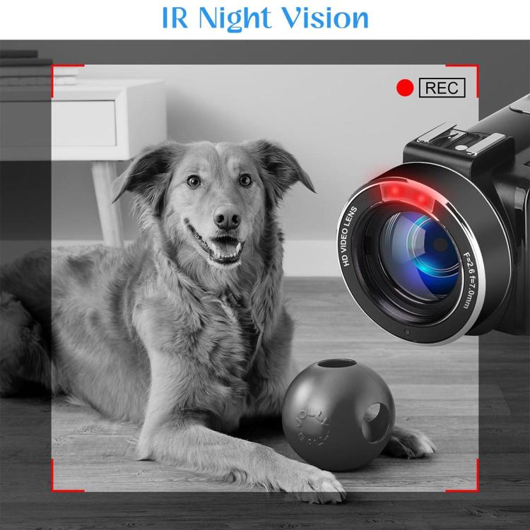4K Digital Video Camera | 5600PX Zoom & Microphone
