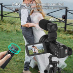 4K Digital Video Camera | 5600PX Zoom & Microphone