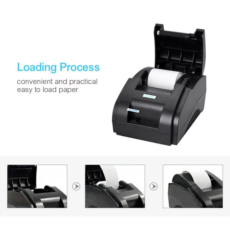 Xprinter XP58IIH 58mm Thermal Receipt Printer, USB, USB+Bluetooth, USB + 12 Rolls of Paper