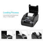 Xprinter XP58IIH 58mm Thermal Receipt Printer, USB, USB+Bluetooth, USB + 12 Rolls of Paper