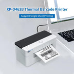 Xprinter XP-D463B 108mm Computer Version Thermal Label Printer, XP-D463B