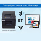 Xprinter XP-236BT 48mm Computer & Phone Version Bluetooth Thermal Barcode Label Printer, XP-236BT