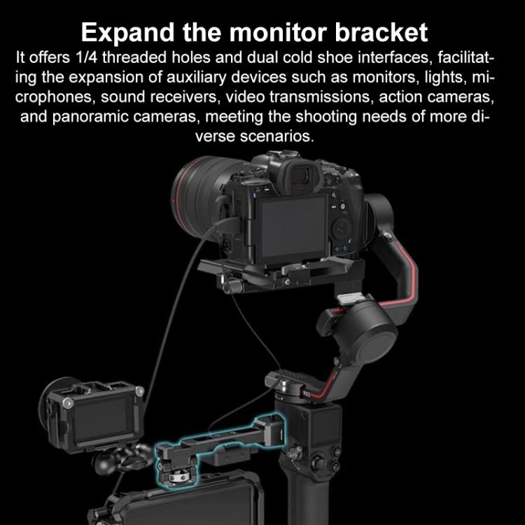 For DJI RS4 / RS3 / RSC2 SmallRig Gimbal Mount, Sling Handle, Sling Handle Monitor Kit, Dual Handgrip, Monitor Mount, Arca Quick Release Plate, NATO Clamp, Extended Quick Release Plate, Quick Release Plate with Arca-Swiss