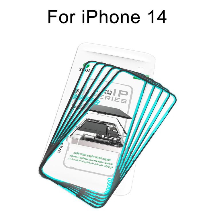 2UUL IP Series Screen Sealing Adhesive (5pcs/Box), For iPhone 17 Pro Max, For iPhone 17 Pro, For iPhone 17, For iPhone Air, For iPhone 16 Pro Max, For iPhone 16 Pro, For iPhone 16 Plus, For iPhone 16, For iPhone 15 Pro Max, For iPhone 15 Pro           ...