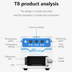MaAnt T8 8 inch Screen Laminating & Defoaming Machine with Built-in Quiet Vacuum Pump, US Plug, EU Plug, UK Plug