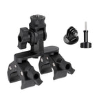 Universal Action Camera Bicycle Handlebar Double-Crab Clamp, With Adapter & Screw, Single Clamp, With Extension Rod & Adapter & Screw, With Extension Rod