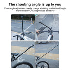 Universal Action Camera Bicycle Handlebar Double-Crab Clamp, With Adapter & Screw, Single Clamp, With Extension Rod & Adapter & Screw, With Extension Rod