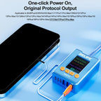 RELIFE XA4 Pro One-Touch HD Display Power Cable with USB / Type-C Dual Interface for iPhone 8-17 Pro Max