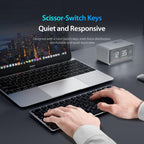 DUX DUCIS LK mini Series Universal Aluminum Alloy Wireless Keyboard, LK mini Series