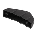 4 PCS Car General Shark Fin Rear Spoiler Bumper Chassis Decoration, Black
