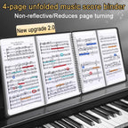 Expandable Non-reflective Piano Music Sheet Binder Folder, Black 40 Pages with Index Tabs & Pen, Blue 40 Pages with Index Tabs & Pen, Pink 40 Pages with Index Tabs & Pen, Black 60 Pages with Index Tabs & Pen, Blue 60 Pages with Index Tabs & Pen        ...