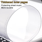 Expandable Non-reflective Piano Music Sheet Binder Folder, Black 40 Pages with Index Tabs & Pen, Blue 40 Pages with Index Tabs & Pen, Pink 40 Pages with Index Tabs & Pen, Black 60 Pages with Index Tabs & Pen, Blue 60 Pages with Index Tabs & Pen        ...