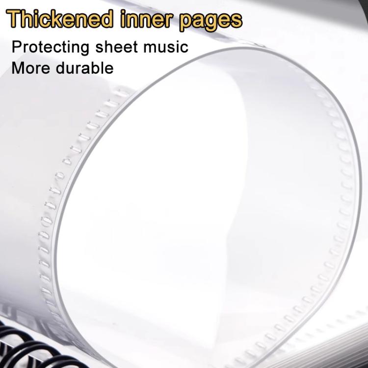 Expandable Non-reflective Piano Music Sheet Binder Folder, Black 40 Pages with Index Tabs & Pen, Blue 40 Pages with Index Tabs & Pen, Pink 40 Pages with Index Tabs & Pen, Black 60 Pages with Index Tabs & Pen, Blue 60 Pages with Index Tabs & Pen        ...
