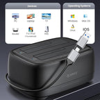 ORICO DD28C3-C 2.5 / 3.5 inch HDD / SSD Type-C to SATA 2 Bay Drive Docking Station, EU Plug, UK Plug, US Plug