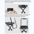 One-touch Retractable Car Phone Holder Main Body Accessory for 17mm Ball Joint