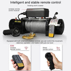 Manual Operation Wireless Remote Control Dual Use Car Electric Winch, 12V 3000 Lbs, 12V 3500 Lbs, 12V 4000 Lbs, 12V 4500 Lbs, 24V 3000 Lbs, 24V 3500 Lbs, 24V 4000 Lbs, 24V 4500 Lbs