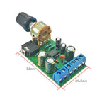 TDA2822M Mini DC2-12V 2.0 Dual-Channel Stereo Amplifier Module, 2.0 Dual-Channel